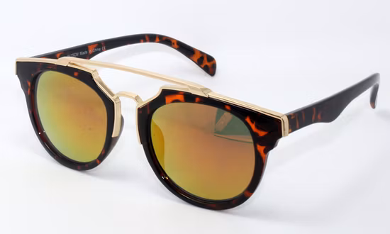 Gafas de sol al aire libre del metal óptico de la venta al por mayor de la comodidad del titanio ligero cuadrado del vintage